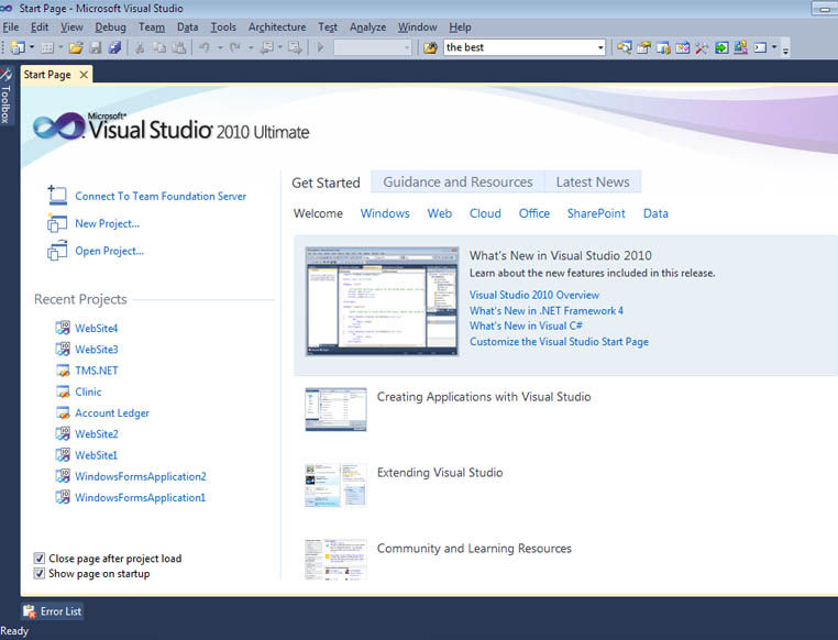 .net tutorial center