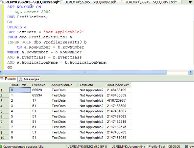 sql server training