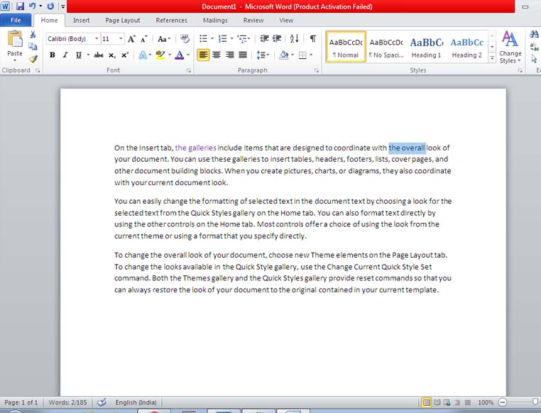 ms word training center
